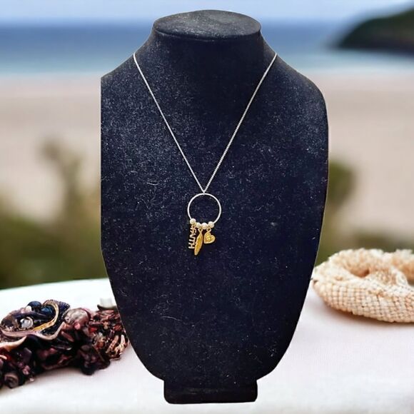 PASSAGE TO ISREAL STERLING SILVER PENDANT 925 by GOLD PLATED CHARMS Isreal - Picture 11 of 12